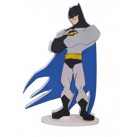 Sagoma Batman Personalizzata in Polistirolo con Nome in 3D, Altezza 70 cm – Decorazione Compleanno