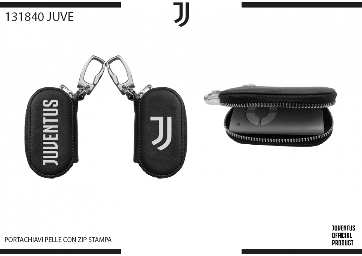 Juventus Portachiavi metallo con logo nuovo