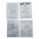 Set Disegno Minions: 6 Matite Colorate, 8 Scene da Colorare e 15 Stickers per Bambini