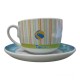 Tazza Jumbo in Ceramica con Piattino Winnie the Pooh - Mug Disney per Bambini - Colazione Perfetta"