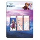  Blister da 3 Gomme Disney Frozen - Anna ed Elsa - Gadget Ideale per Scuola e Compleanni per Bambine