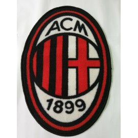 Tappeto Antiscivolo Ovale AC Milan 50x75 cm | Prodotto Ufficiale Squadra Rossonera