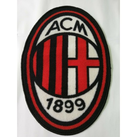 Tappeto Antiscivolo Ovale AC Milan 50x75 cm | Prodotto Ufficiale Squadra Rossonera