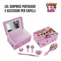 Cofanetto Portagioie LOL Surprise con Spazzola e Accessori per Capelli - Idea Regalo per Bambine