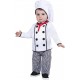 Costume Cuoco Bambino Chef Baby Travestimento Carnevale Compleanno Gioco di Ruolo