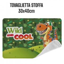 Tovaglietta in Tessuto Dinosauro Disney - Lavabile e Resistente al Calore, 40 x 30 cm