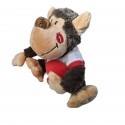 Peluche Scimmietta Love con Cuore e Ventosa, 28 cm - Dolce Regalo con T-shirt "I Love You" e Bacio sulla Guancia