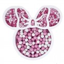 Contenitore in Polistirolo con Faccia di Minnie - Confettata Tema Disney