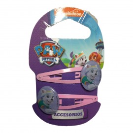 Set 2 Fermagli Clip per Capelli Paw Patrol Skye - Accessori Moda Bambina Ideali per Scuola e Tempo Libero