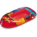 Spiderman Boat Canotto con base gonfiabile Marvel per Bambini, Misura 112 cm