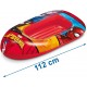 Spiderman Boat Canotto con base gonfiabile Marvel per Bambini, Misura 112 cm