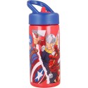 Borraccia con Beccuccio Ripiegabile Avengers Marvel - 410 ml Capitan America, Iron Man, Thor - Scuola e Tempo Libero