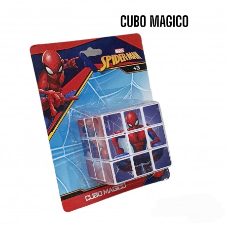 Gioco Cubo Magico Spiderman Marvel - Rompicapo per Bambini, Idea Regalo e Regalino Fine Festa