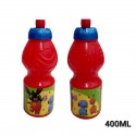 Borraccia Plastica Bing Sula in Plastica con Beccuccio Retrattile - 400 ml per Scuola e Sport