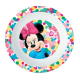 Set Pappa Per Microonde 3 Pezzi Minnie Piatto Fondo Piano Piano Bicchiere Disney Bambina