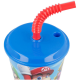 Bicchiere con Cannuccia Super Mario Bros in Plastica - 430 ml