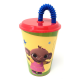  Bicchiere con Cannuccia Bing il Coniglietto Disney - 430ml - Ideale per Scuola e Tempo Libero"