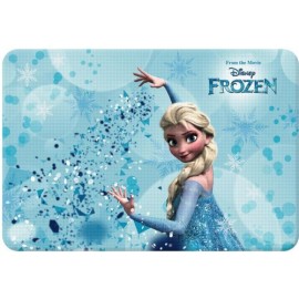 Disney Frozen Placemat for Kids, Non-Slip Soft Plastic, Foldable and Washable, Perfect for Breakfast and Lunch, 44x30 cm