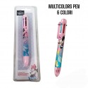 Penna in blister Frozen a sei colori con laccio Disney Bambina