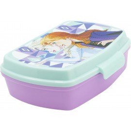 Portapranzo Contenitore Frozen Disney Anna & Elsa - Porta Merenda 17x14x6 cm