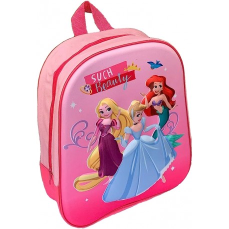 ZAINO ASILO 3D PRINCIPESSE DISNEY BIANCANEVE CENERENTOLA BORSA SCUOLA CM.32