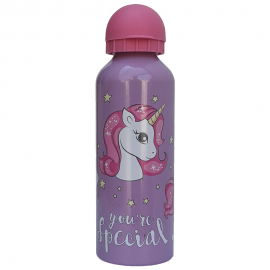 BORRACCIA IN ALLUMINIO UNICORNO CON BECCUCCIO E COPERCHIO 500 ML  SCUOLA E TEMPO LIBERO BAMBINA