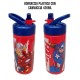 Borraccia con Beccuccio Ripiegabile Avengers Marvel - 410 ml Capitan America, Iron Man, Thor - Scuola e Tempo Libero