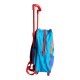 "Zaino Scuola Asilo con Trolley Sonic Disney - Ruote e Manico Allungabile - 30 cm"