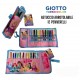 Astuccio Scuola Roll con 12 Pastelli Giotto Principesse Disney Tombolino Portacolori 40x20cm