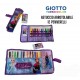 Astuccio Scuola Roll Con 12 Pastelli Giotto Disney Frozen Tombolino Portacolori Scuola e Tempo Libero free time bambina