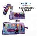 Astuccio Scuola Roll Giotto Frozen Disney con 12 Pennarelli - Portacolori 40x20cm