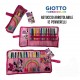 Astuccio Scuola Roll con 12 Pennarelli Giotto Minnie Disney - Portacolori 40x20cm