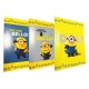 Maxi Quaderno A4 100gr Minions Disney - Rigatura Q, Pacco da 10 Pezzi, Soggetti Assortiti