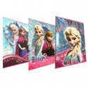 Quaderno Maxi A4 Rigatura 1R Frozen Disney, 100gr - Confezione da 10 Pz (Soggetti Assortiti)