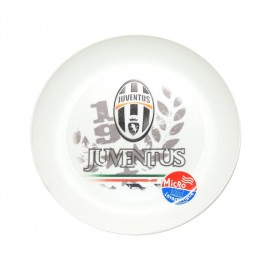 Piatto Piano Juventus Ufficiale per Bambino, Microonde e Lavabile in Lavastoviglie, Diametro 22 cm