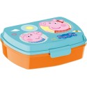 Portapranzo Contenitore Peppa Pig Porta Merenda 17x14x6 cm - Scuola e Tempo Libero