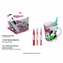 Tazza Portapenne Minnie Disney con 4 Pennarelli e Disegni da Colorare - Set Creativo per Bambini"