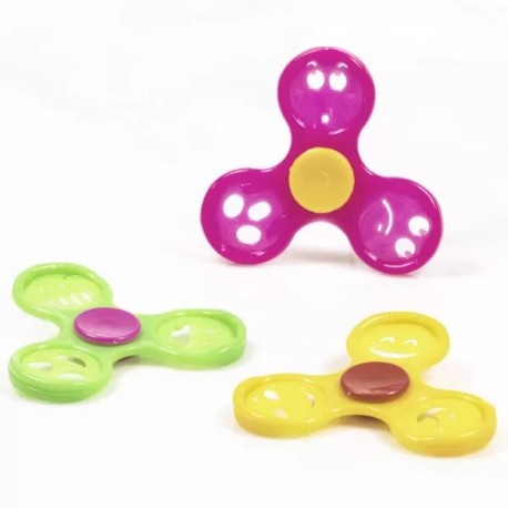 SPINNER COLORATI 7CM 6 ASS REGALINI FESTA GADGET COMPLEANNO PARTY BAMBINI 30pz