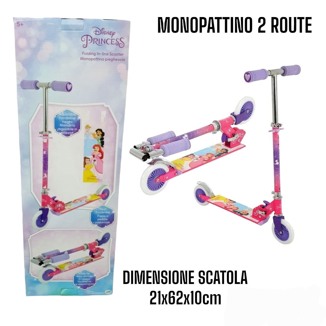 Monopattino Principesse a 3 ruote