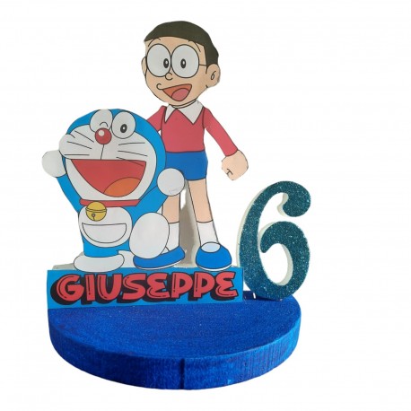 Sagoma Polistirolo con Nome Disney Doraemon per feste Compleanno Nascita Battesimo Eventi Bambini