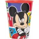  Bicchiere in Plastica Mickey Disney 260 ml per Bambini, Scuola e Tempo Libero, Design Topolino