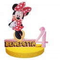 Sagoma Polistirolo Personalizzata Minnie Mouse Disney con Nome e Numero della Festeggiata  - Decorazioni per Feste