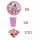 Coordinato per Feste Compleanno Winx Club Kit Party Bambini Festa e Party