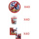 Coordinato per Feste Compleanno Spiderman Marvel Uomo Ragno Kit Party Bambini Festa e Party