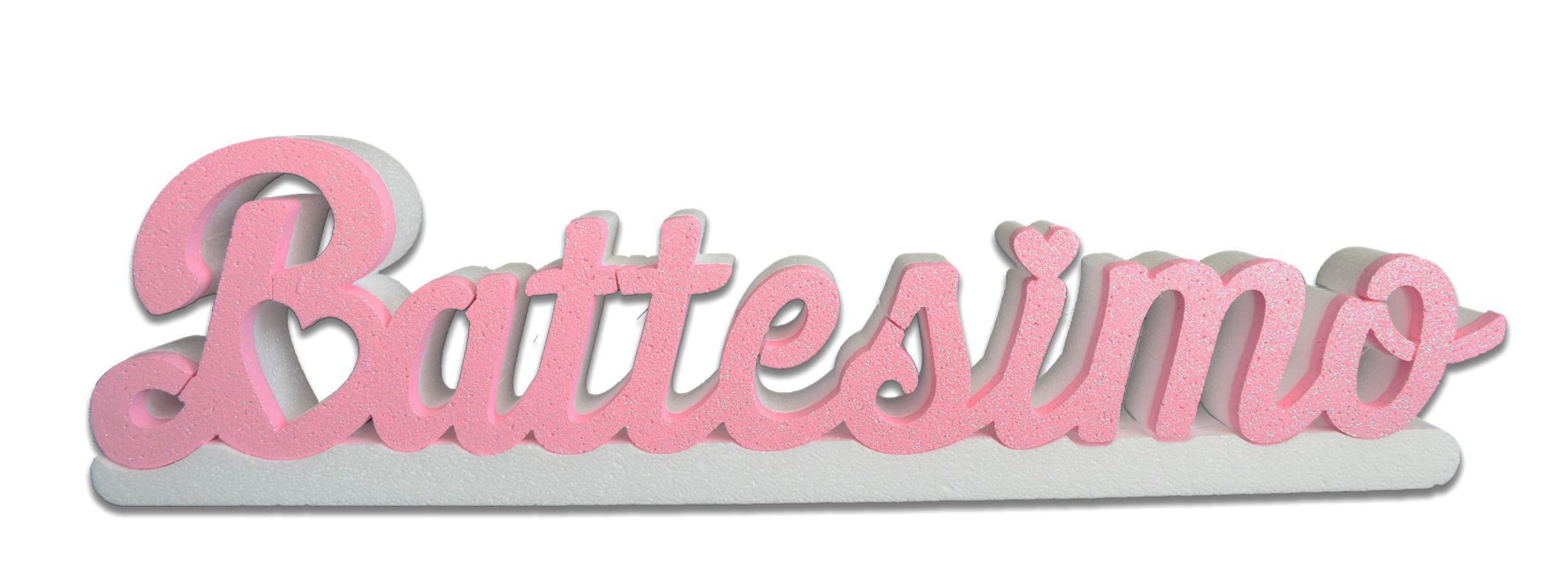 scritta-polistirolo-battesimo-in-3d-rosa