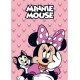  PLAID COPERTA IN MORBIDO E CALDO PILE MINNIE DISNEY CM.100x140 IDEA REGALO BAMBINA