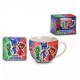 Tazzone in Ceramica con Sottobicchiere PjMasks Superpigiamini Idea Regalo Bambini