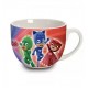 Tazzone in Ceramica con Sottobicchiere PjMasks Superpigiamini Idea Regalo Bambini