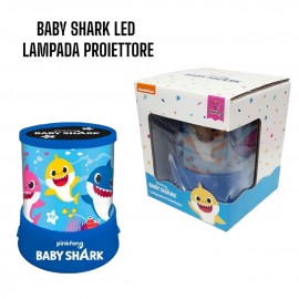  Lampada LED da Tavolo Baby Shark - Proiettore Luce Notturna per Bambina 12 cm