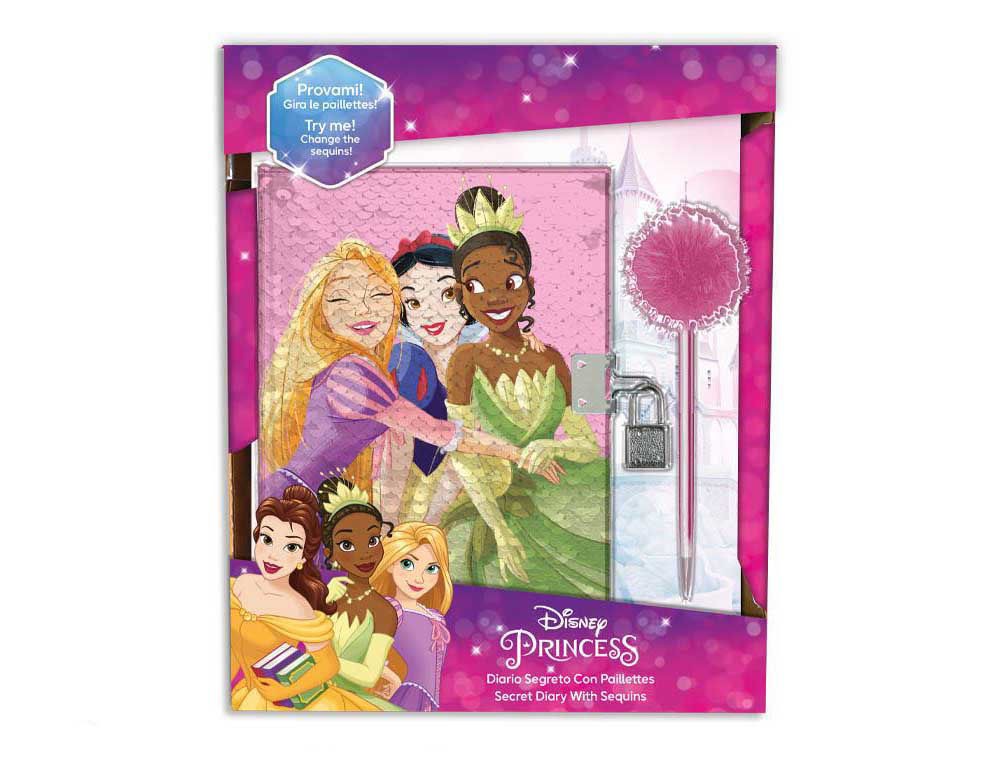 Diario segreto bambina Disney Princess